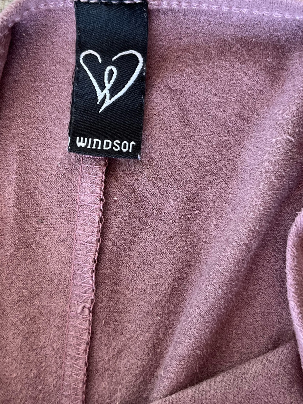 Windsor Mauve Faux Suede Mini Dress Size Small | Y2K Going Out Dress - Picture 5 of 7